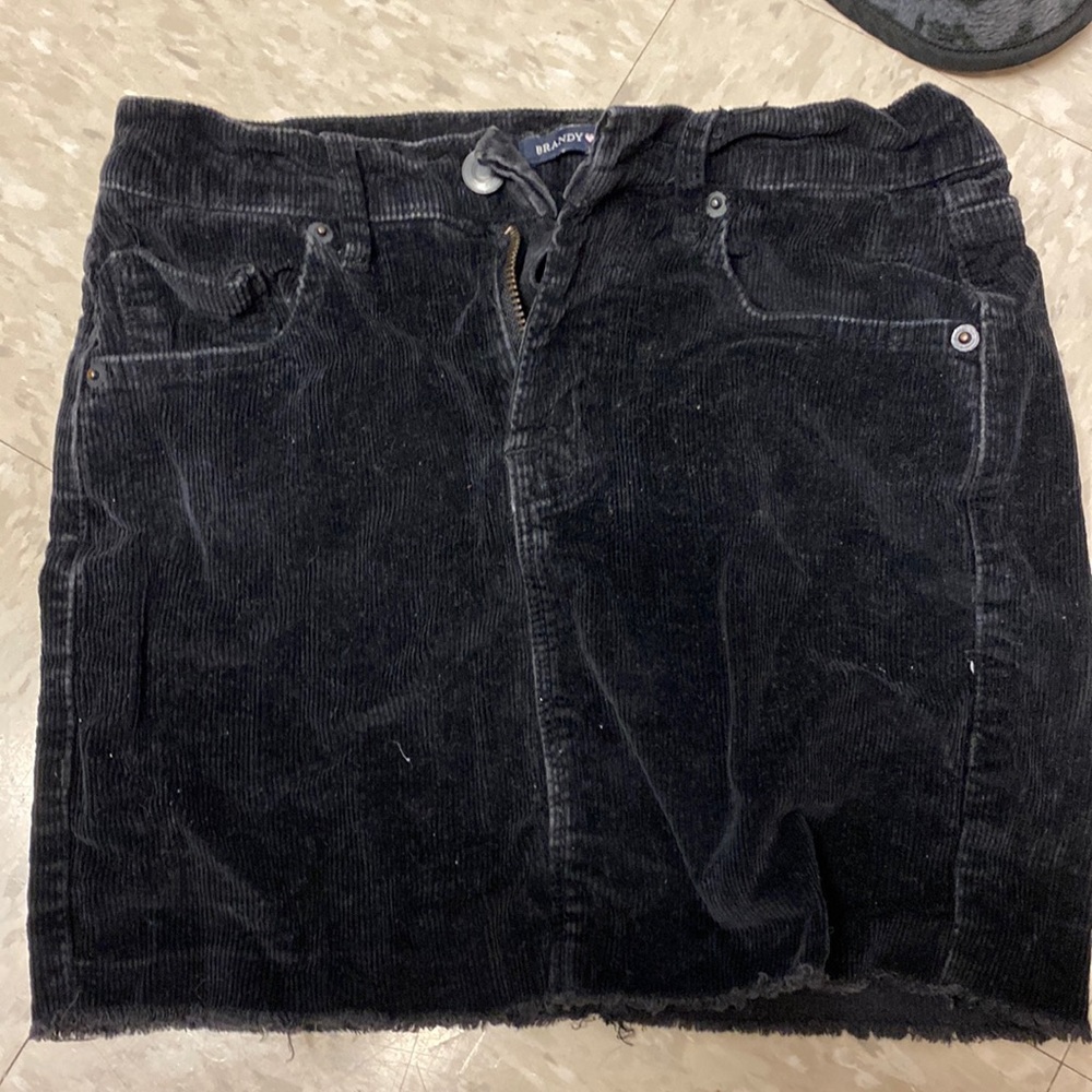 Black brandy mini skirt XS